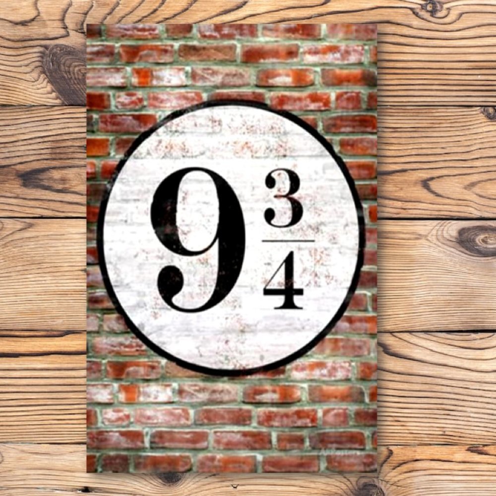 Harry Potter‎ King's Cross Train Station Platform 9 3/4 Refrigerator Magnet